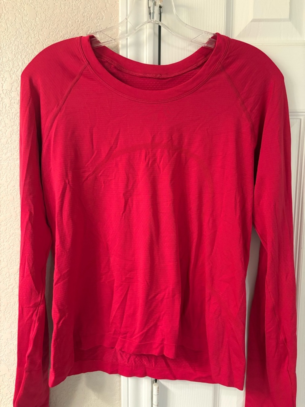 lululemon athletica Long Sleeve Crew Neck Tee - Bright pink